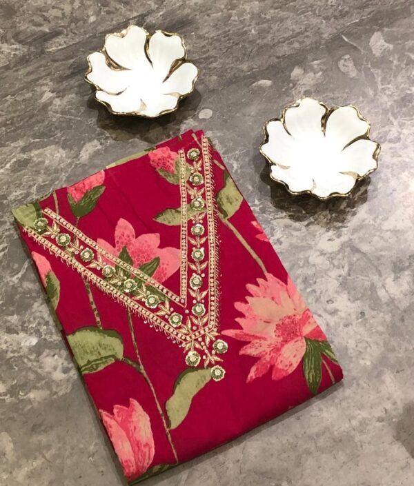 Unstitched pure cotton suit - (US-01)