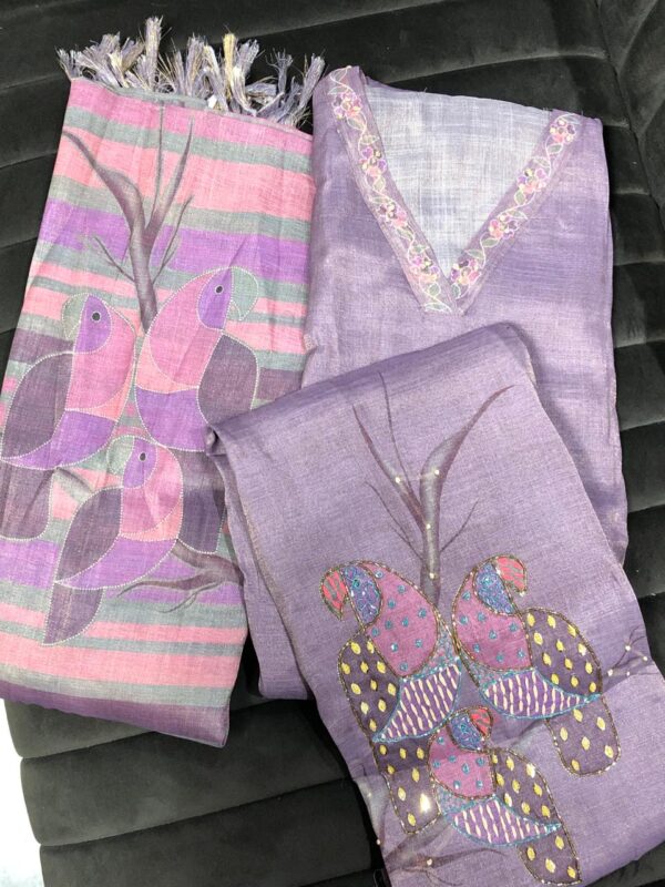 pure shimmer linen fabric